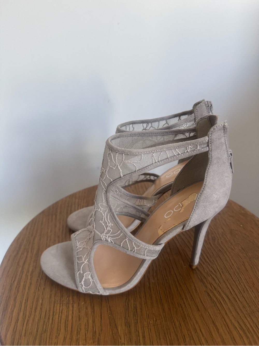 Aldo heels gray 8 - Picture 7 of 12